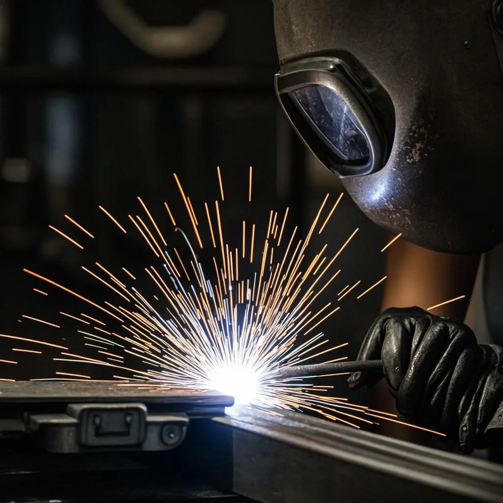 Metallbau Schrieber Team bei der Arbeit